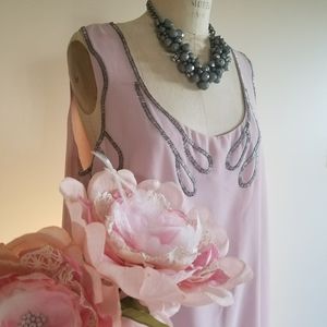 Relativity pastel pink sleeveless top
